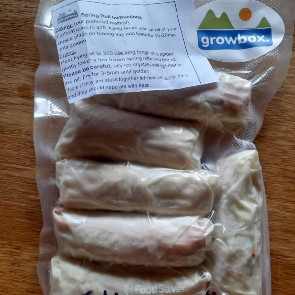Frozen Vegetable Spring Rolls